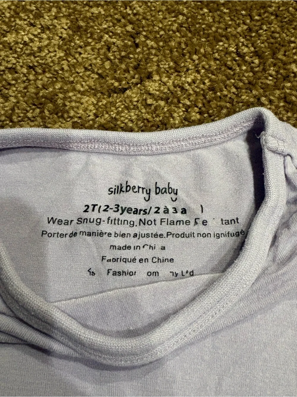 Silkberry Baby Bamboo Pajama Set 2-3t